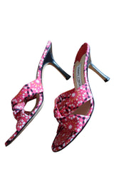 Jimmy Choo pink print heels (36)