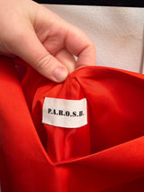 Red Parosh Dress with Bow size 8