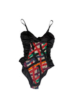 Missoni black/ multi color ruffle swimsuit (42)