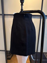 Moschino Cheap & Chic Black Wool High Waist Shorts