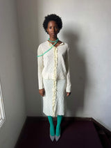 1990's Valentino Cream Knit Set