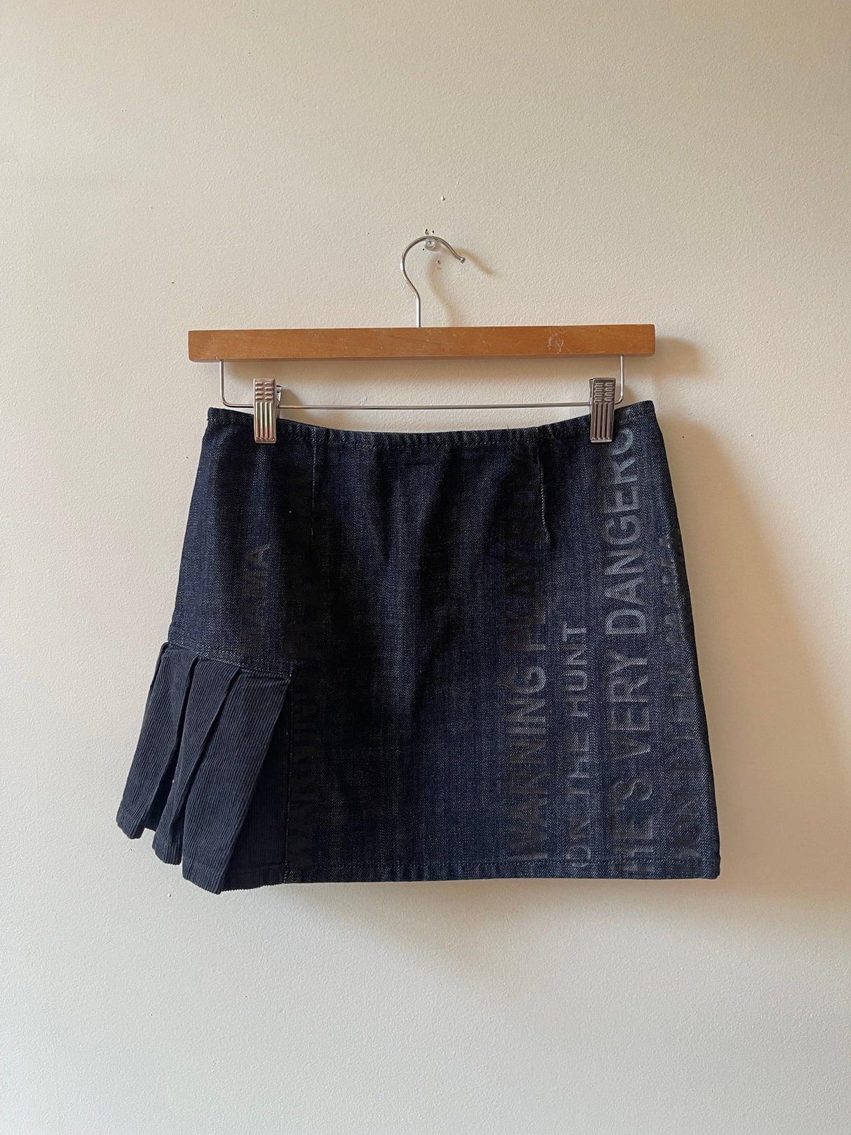 Sisley denim mini skirt
