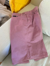 D&G pink denim pencil skirt