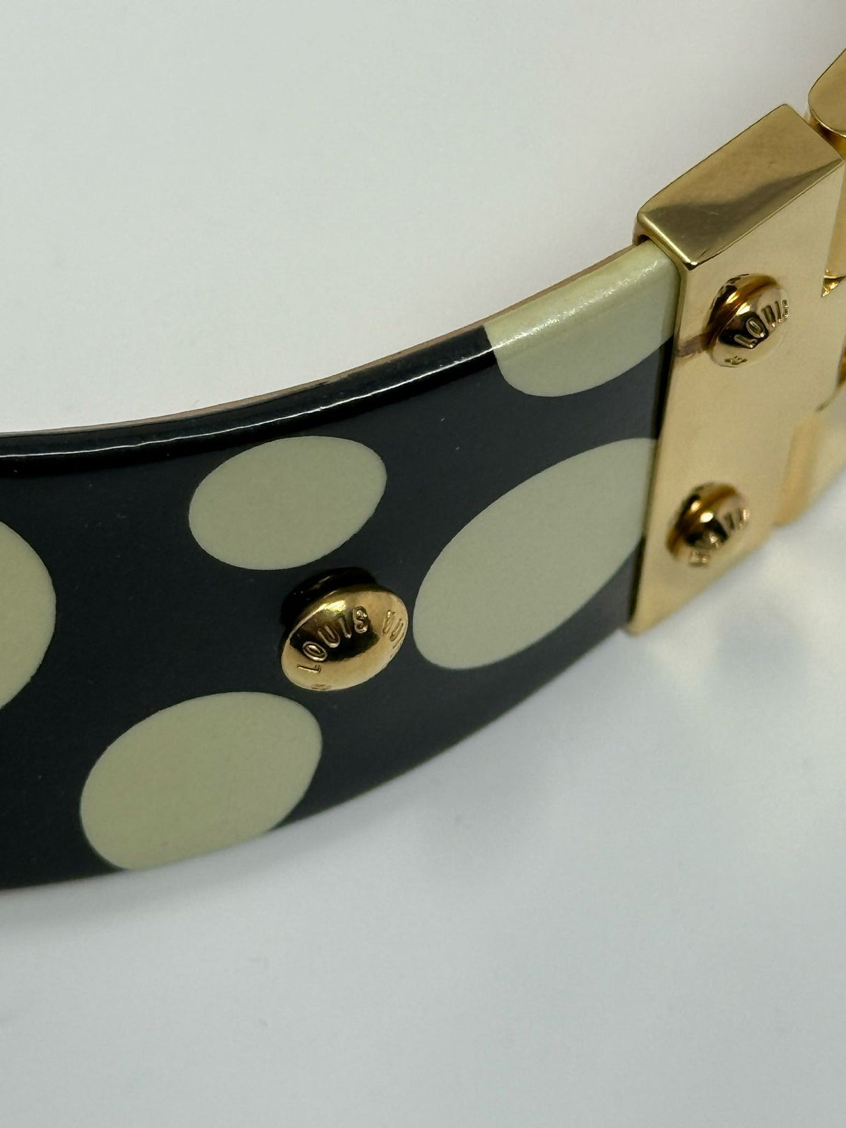 Louis Vuitton x Yayoi Kusama Black & White Polka Dot Peter Pan Collar Choker