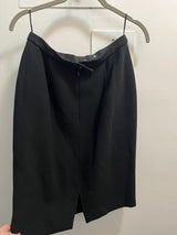 Vintage Studio 0001 Ferre Black Blazer with Gold Broach Detail size 8