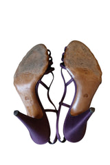Moschino purple heels with rhinestone heart (37)