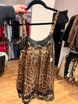 Dolce & Gabbana sheer mini baby doll top