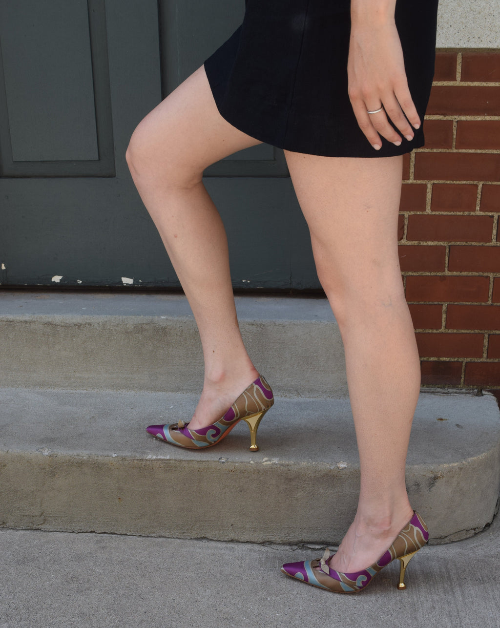 Fendi Abstract Heels