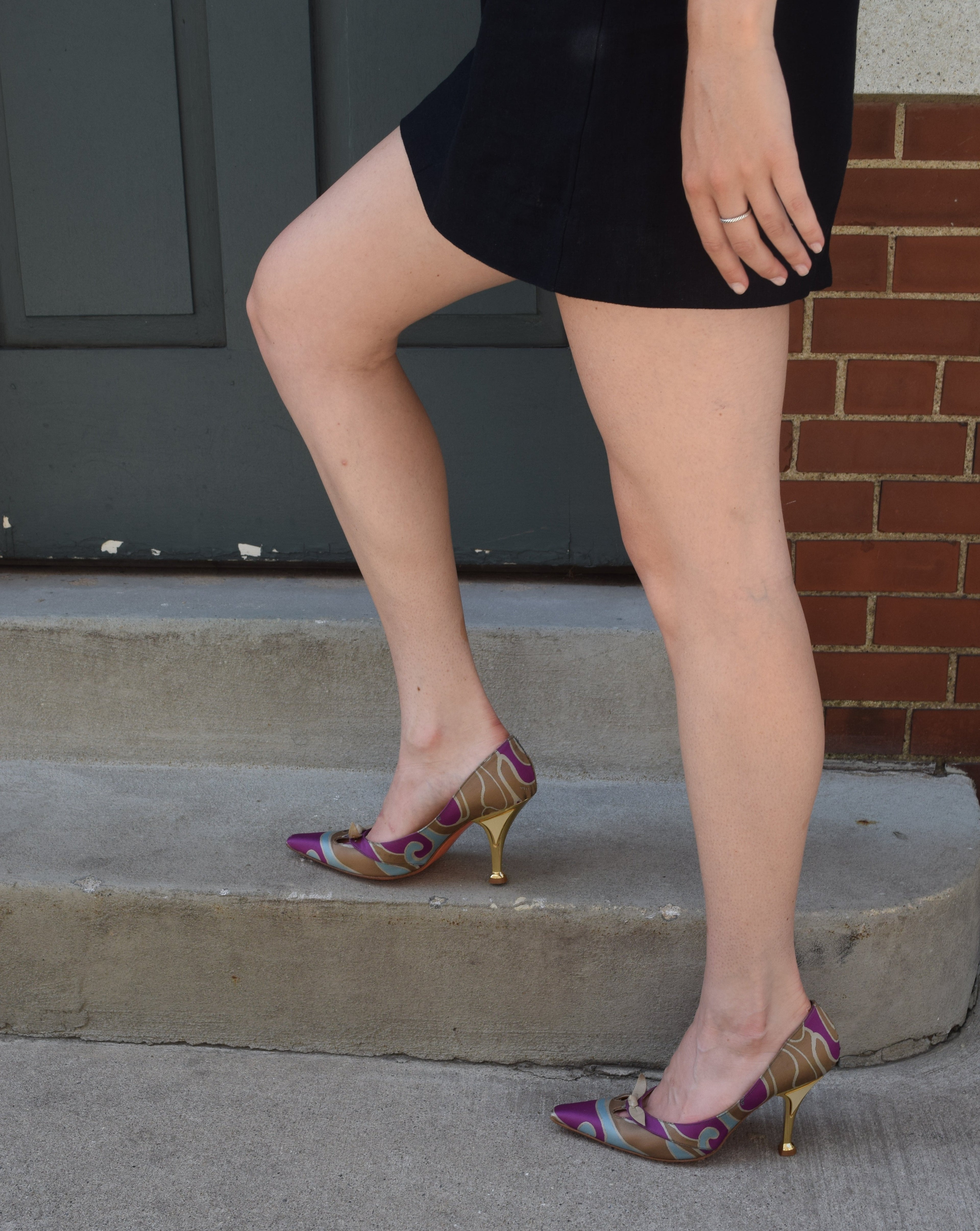 Fendi Abstract Heels