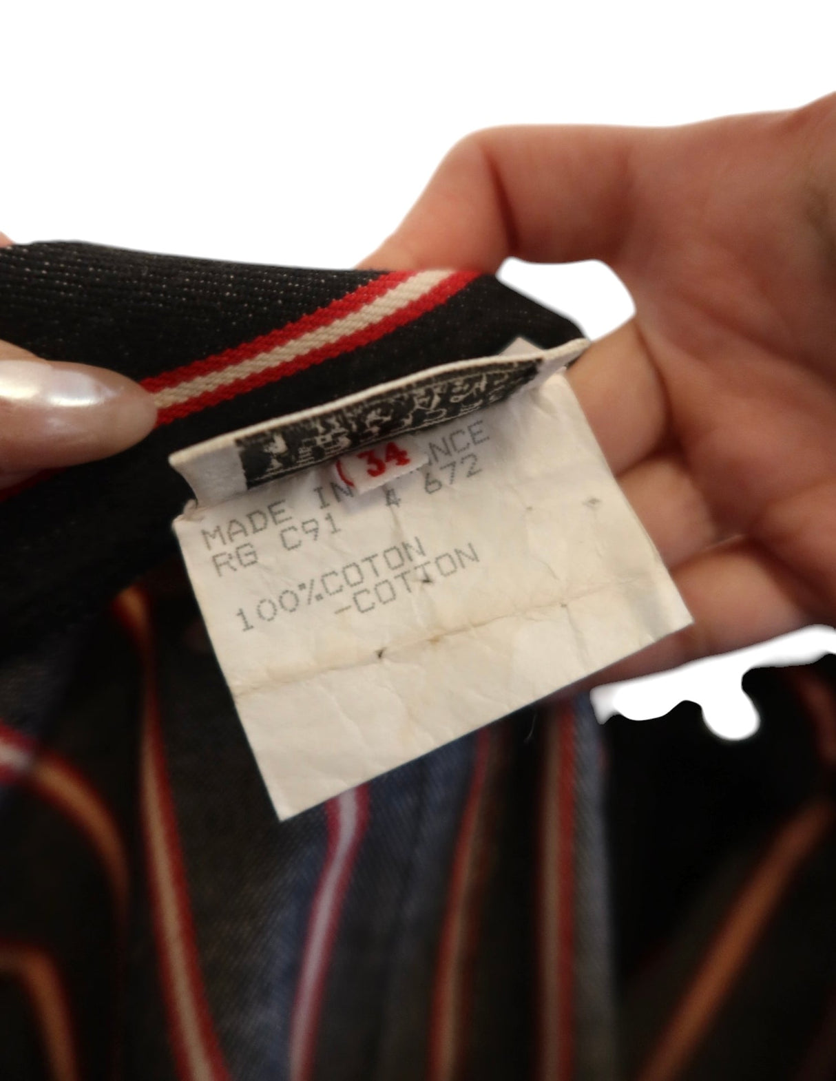 Yves Saint Laurent striped skirt
