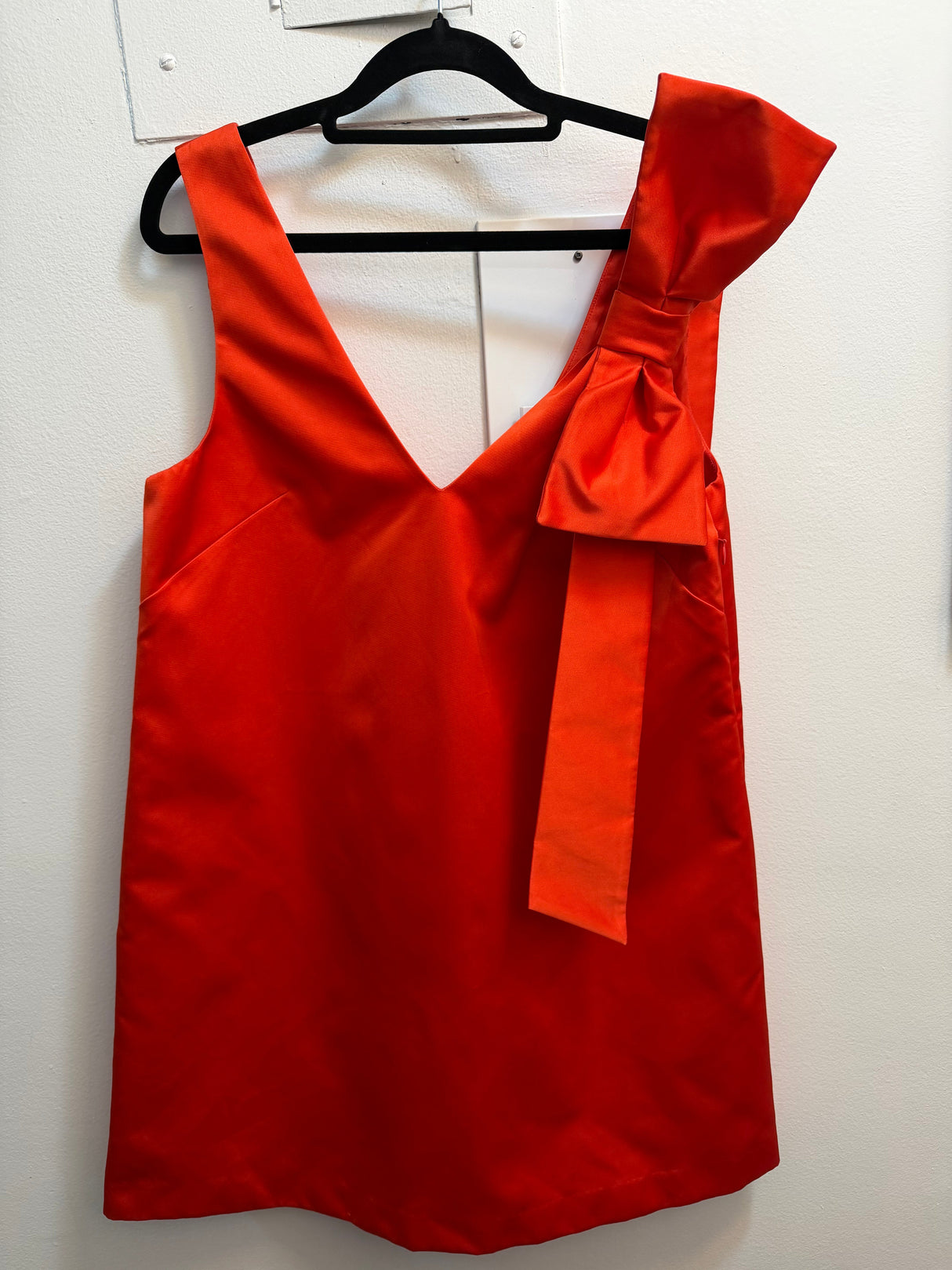 Red Parosh Dress with Bow size 8