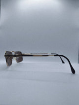1980s Luxottica Scott Sunglasses | Gold/Tortoise