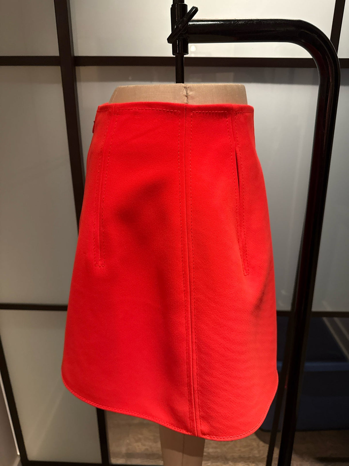 Kenzo Orange Full Skater Skirt