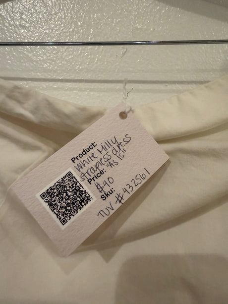 White Milly strapless dress “as is” #432561