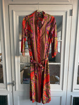 Emilio Pucci inspired orange dress - sku tuv #21345