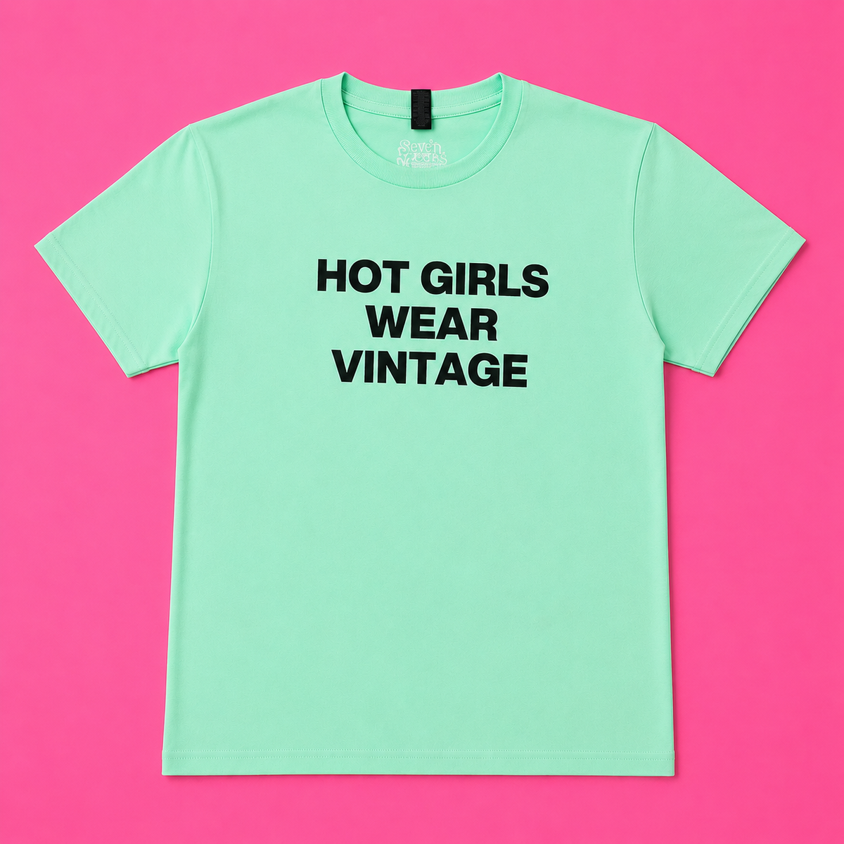 "Hot Girls Wear Vintage" Baby Tee