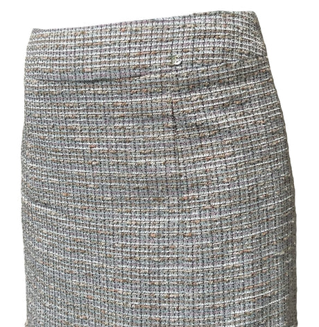 Chanel 2004 multicolor tweed skirt size 46
