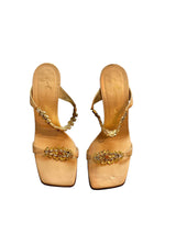 Giuseppe Zanotti gold crystal heels (8.5)