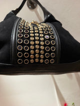 Gucci Black Suede Stuffed Bouvier Jackie O Bag - TUV #321753