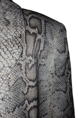 Roberto Cavalli python print blazer (L)