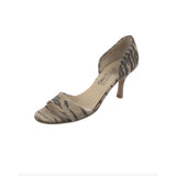 Salvatore Ferragamo Canvas Animal Print Sandals
