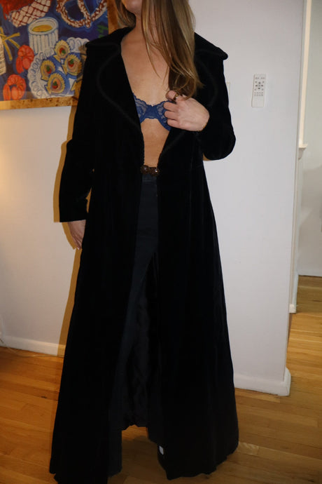 Antique Velvet Evening Jacket size xs/small
