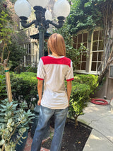 Red and White Greek Tee
