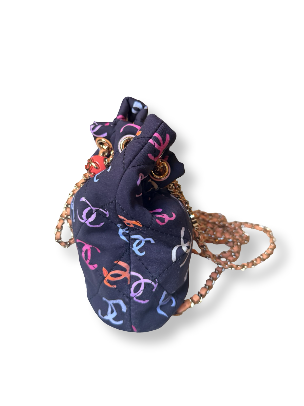 Chanel Drawstring Bucket Backpack Small