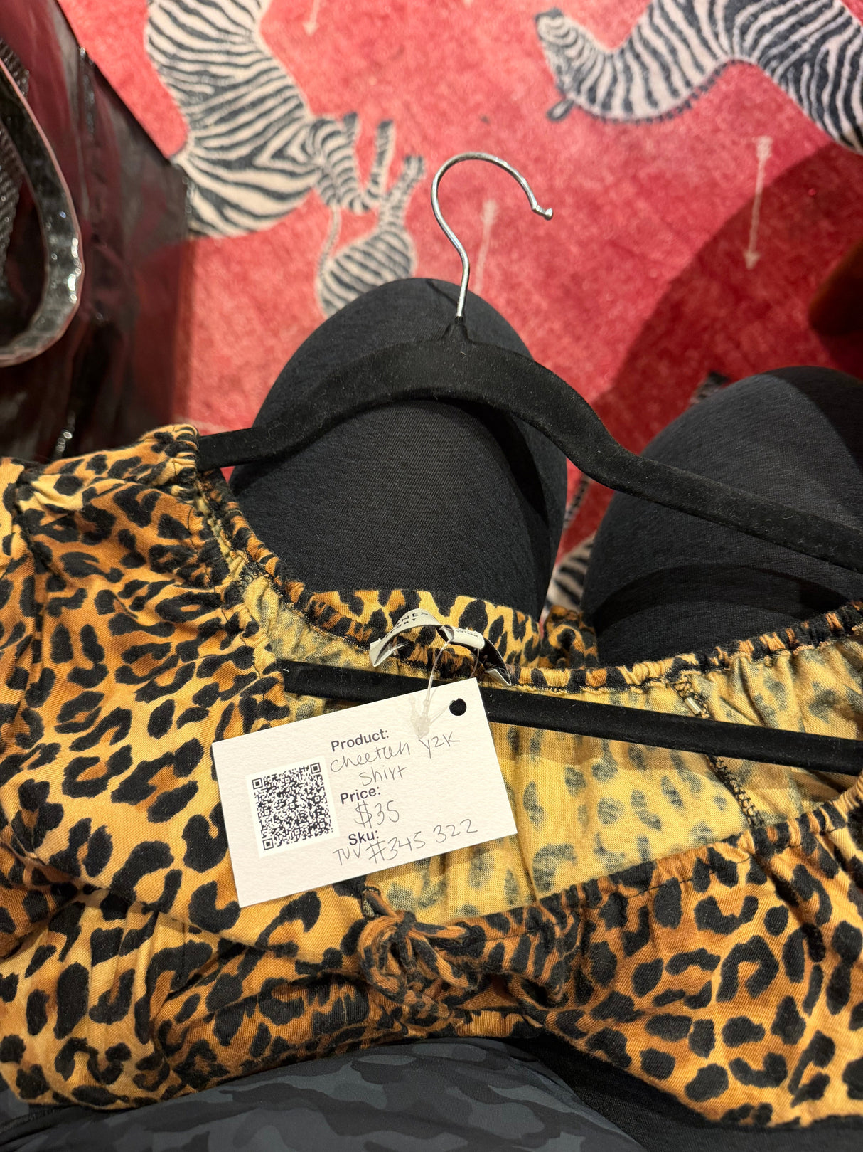Cheetah Y2K shirt - TUV #345322