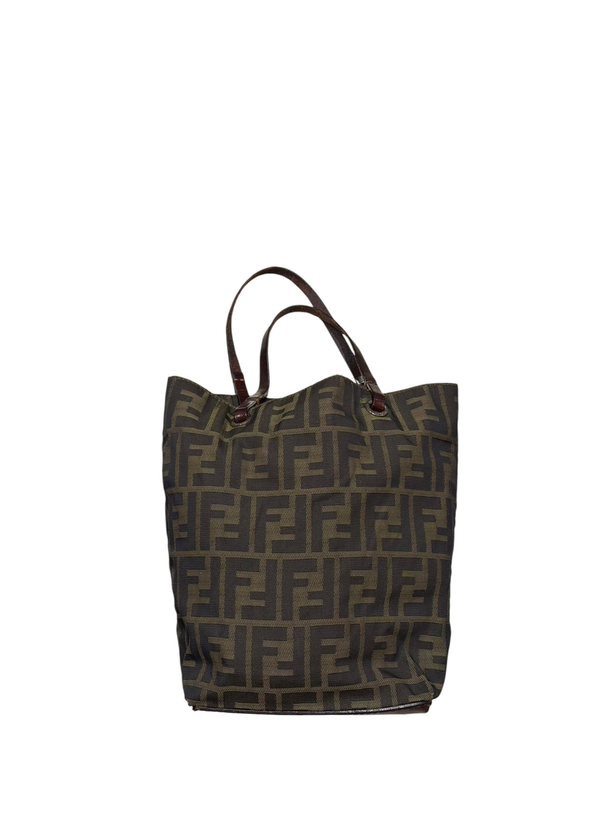 Fendi zucca canvas tote bag