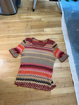 “As is” vintage Missoni shirt and skirt 2 piece set TUV #32135