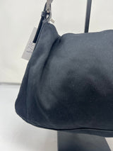#69 Fendi Mamma Baguette Black neoprene Leather