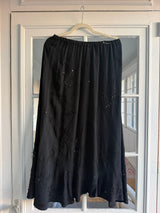 Black bedazzled chicos long skirt - SKU TUV #21324