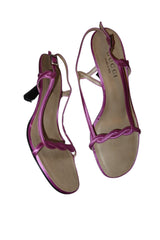 Gucci pink twisted slingbacks (37.5)