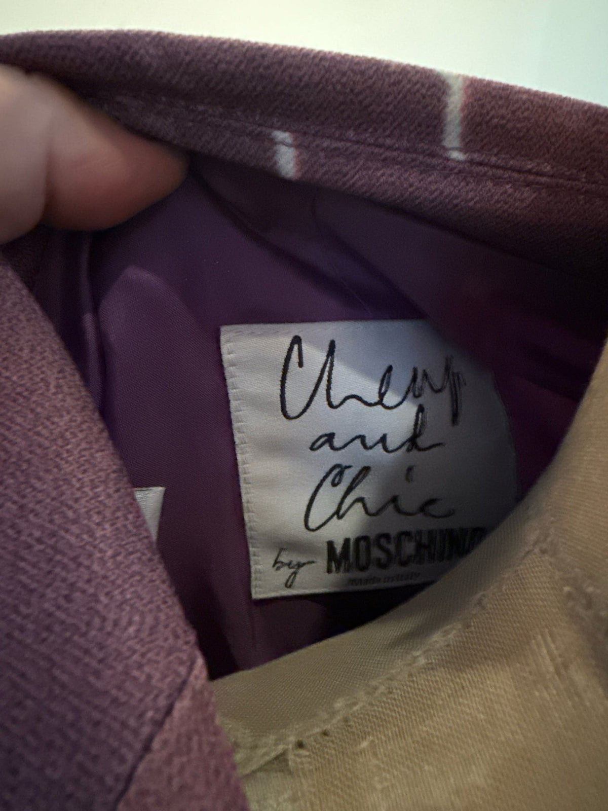 Moschino Purle & Black Energy in Motion Jacket