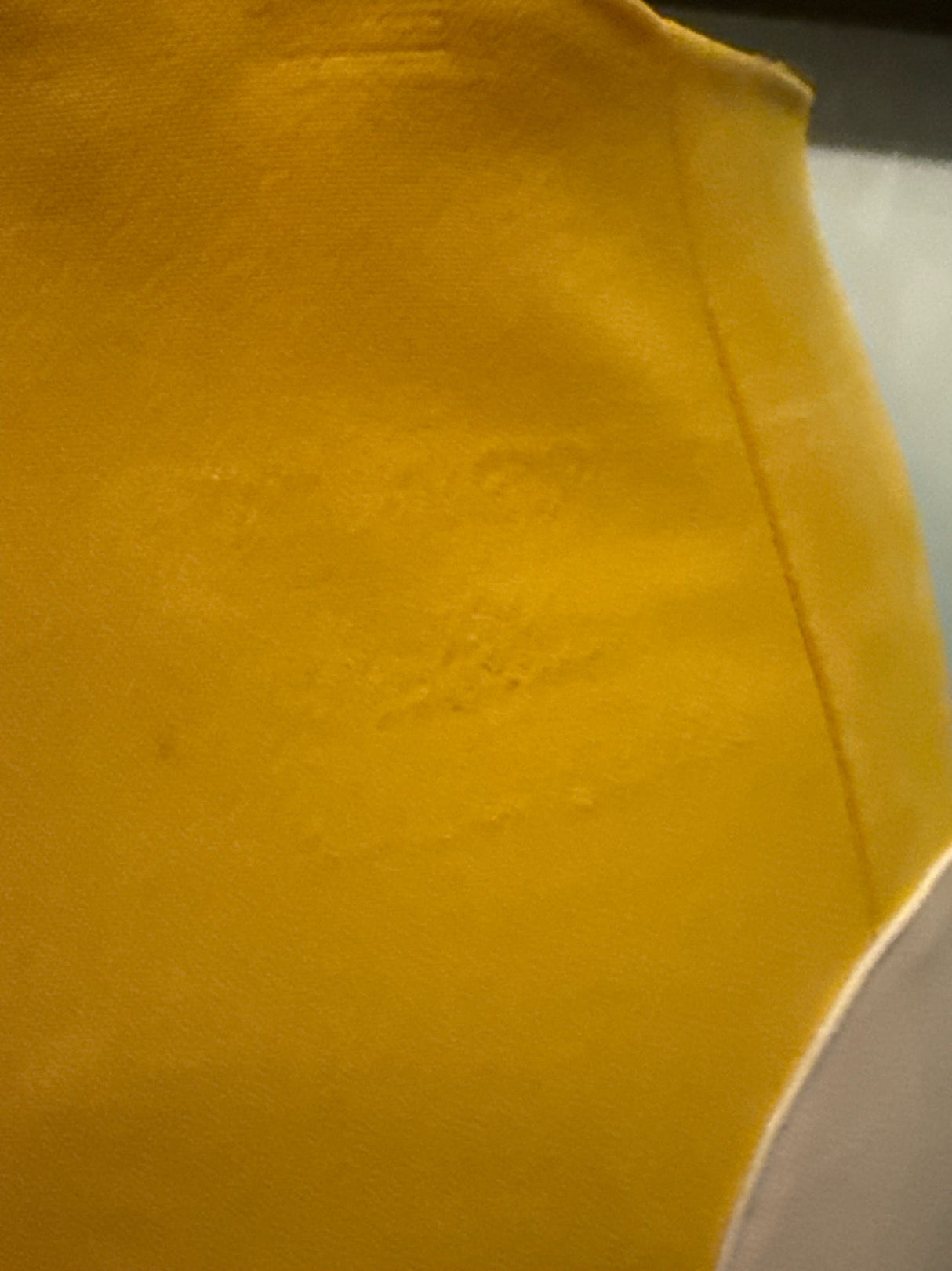 Moschino Cheap & Chic Yellow & Black Polka Dot Skirt The Nanny