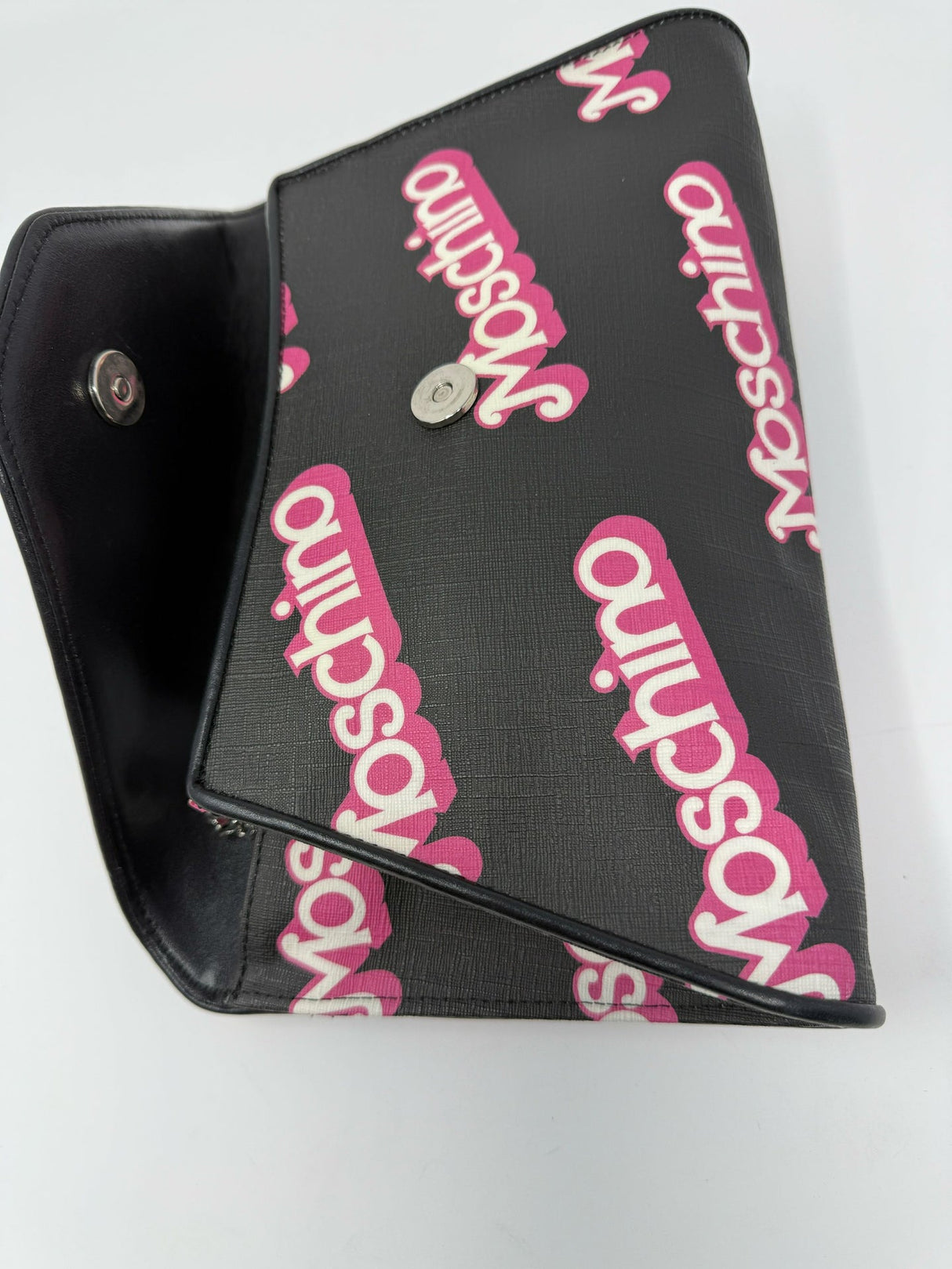 Moschino Pink & Black Barbie Shoulder Bag / Clutch