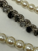 Moschino 30th Aniversar Faux Pearl Chain Necklace Archivio