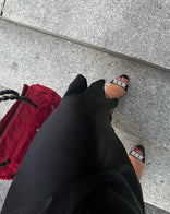 Manolo Blahnik Satin Crystal Heels