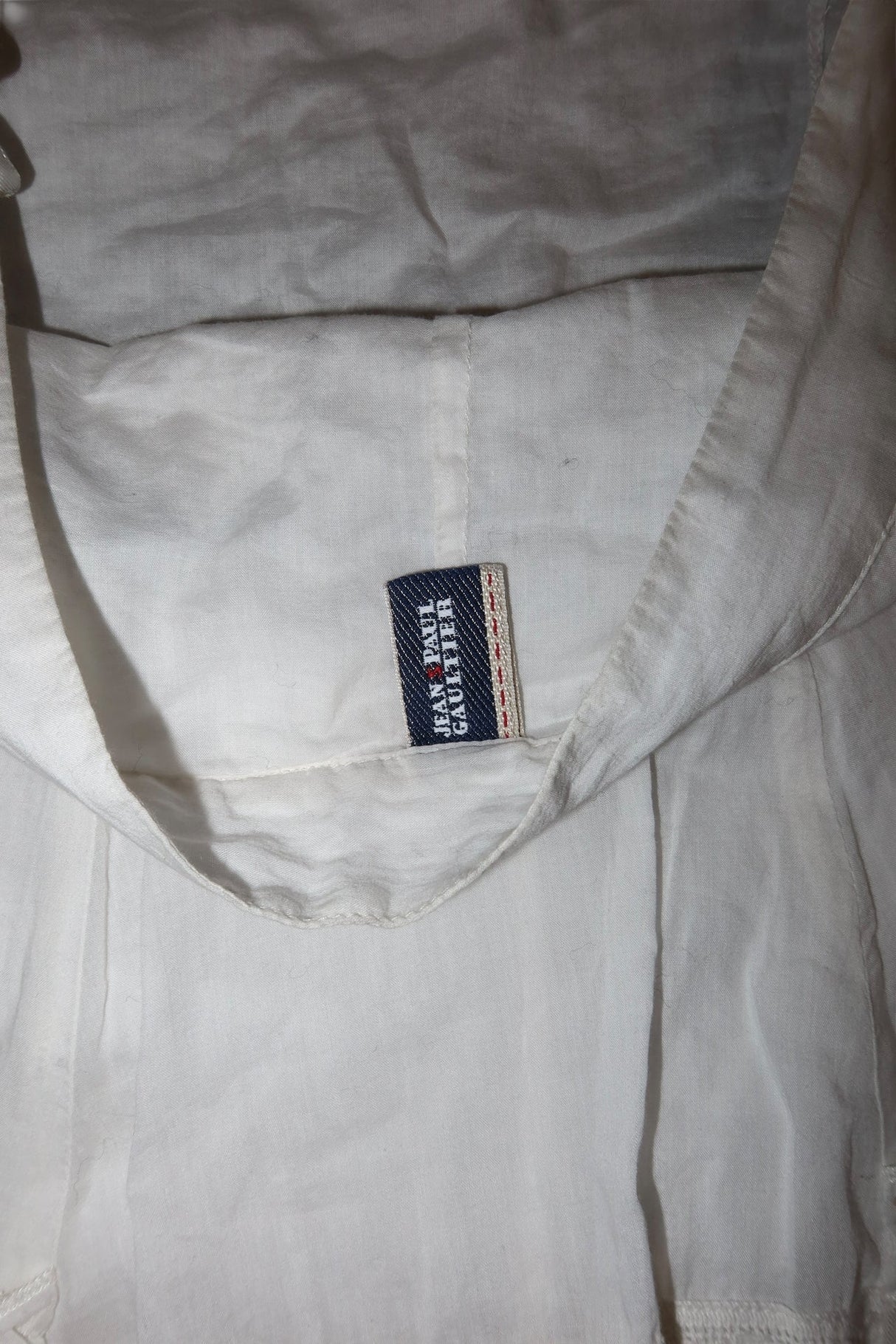 Jean Paul Gaultier white ruffle skirt