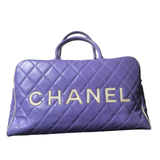 Chanel Vintage Matelassé Collector's Bowling Duffle