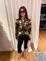 Vintage 100% silk top TUV #73