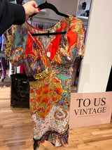 Roberto Cavalli Red Mini Dress