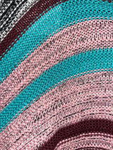 Missoni Lane Wool Multicolor and Glitter Poncho