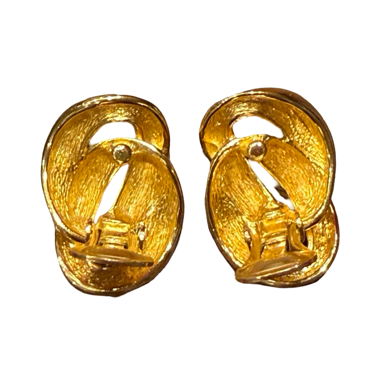 Dior Vintage Chain Earrings Large