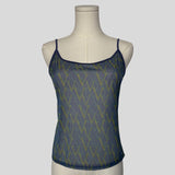 Mesh v patterned cami
