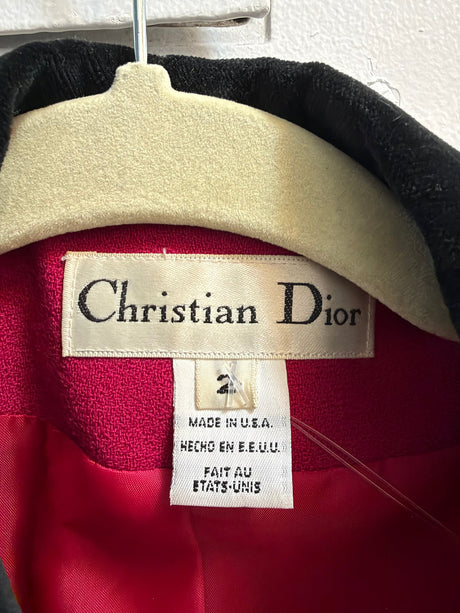 Christian Dior pink wool coat - TUV #568219