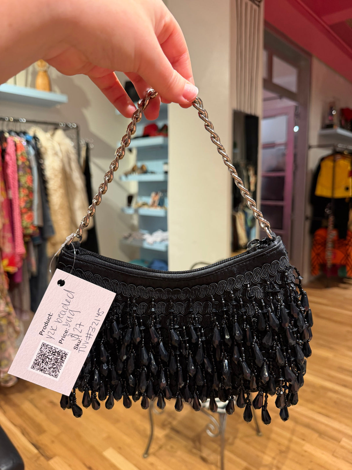 Y2K beaded bag TUV #32145