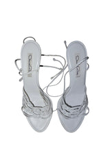 Oscar de la Renta white braided heels (36)