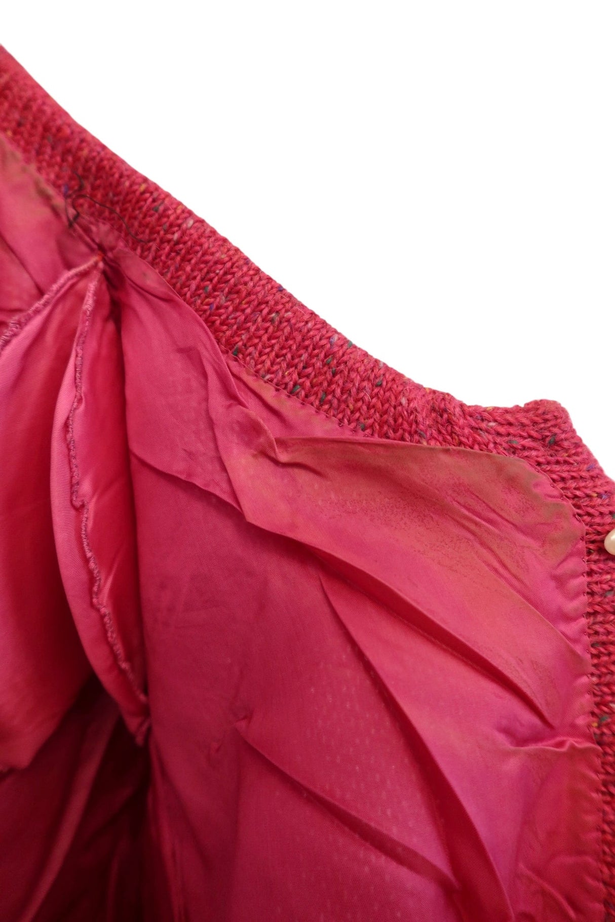 Valentino 80’s pink wool cardigan